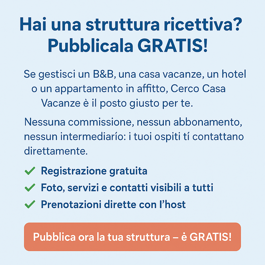 CERCO CASA VACANZE